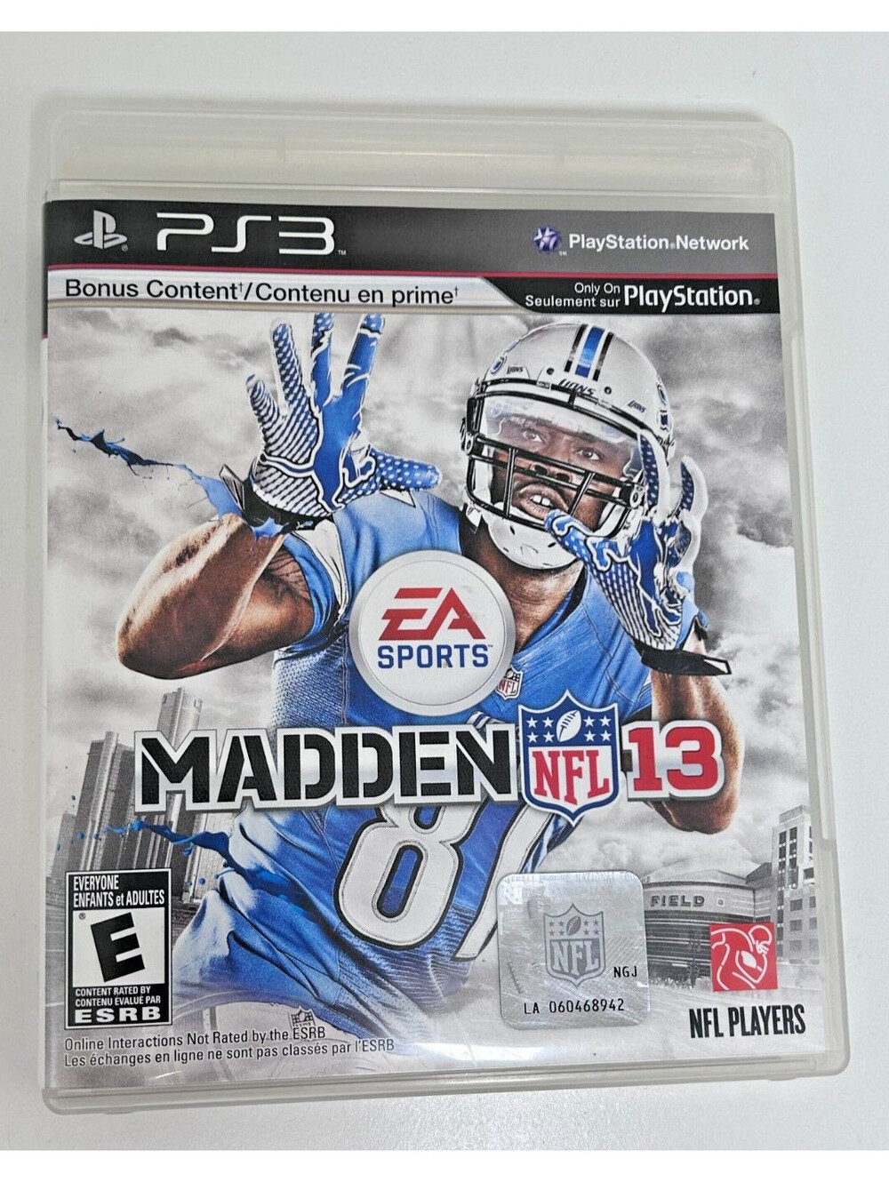 Madden NFL 13  (Sony PlayStation 3 PS3) Comes with Original Case, Disc, Inserts